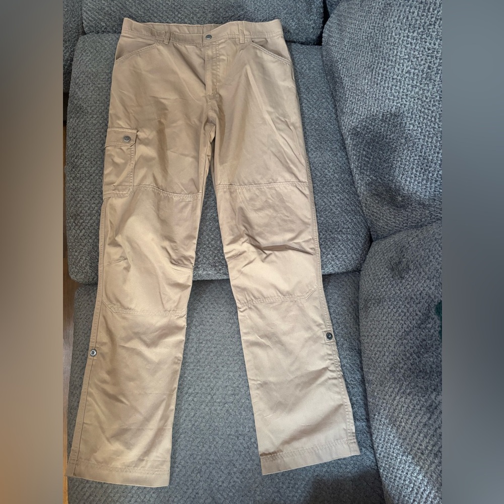 Boys Tan Cargo Pants